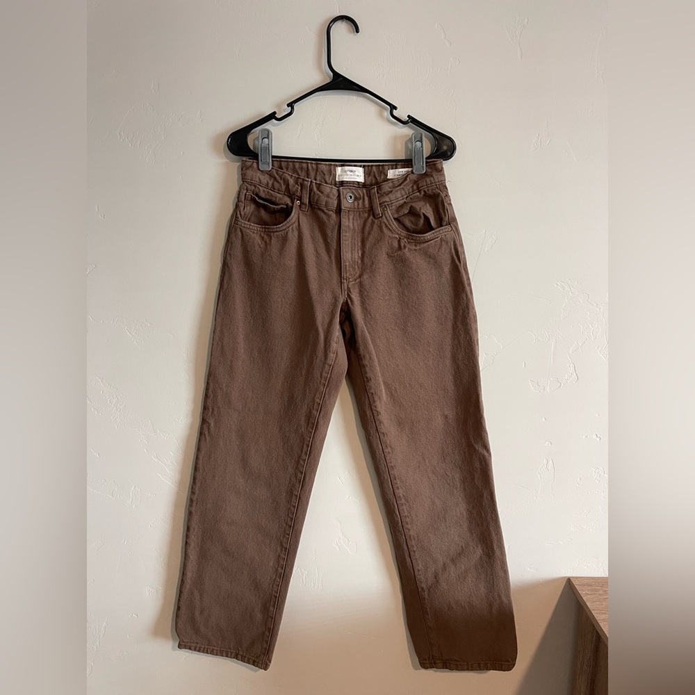 Cotton On Straight Leg Jeans in Brown